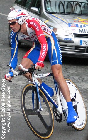 2003 Tour de France: David Millar (Cofidis) in the Paris prologue