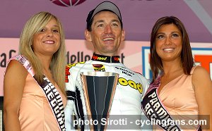 2008 Tour of Italy: Marco Pinotti (Team High Road) won the final time trial