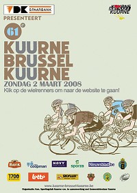 2008 Kuurne-Brussel-Kuurne official poster