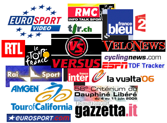 Cycling media logos