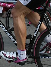 The legs of Jan Ullrich (T-Mobile)